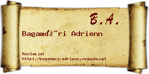 Bagaméri Adrienn névjegykártya